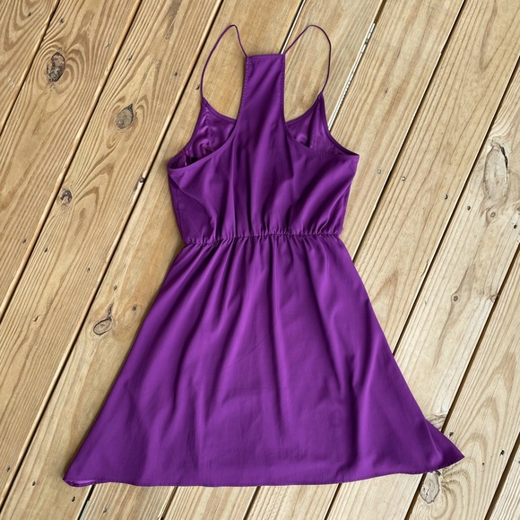 Purple Spaghetti Strap Mini Dress! - Picture 3 of 4
